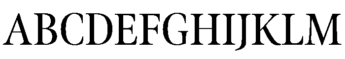 Meno Display Condensed Regular Font UPPERCASE
