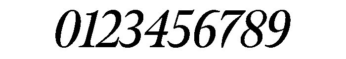 Meno Display Condensed Semi Bold Italic Font OTHER CHARS