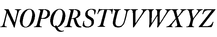 Meno Display Condensed Semi Bold Italic Font UPPERCASE