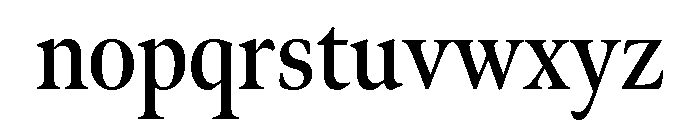 Meno Display Condensed Semi Bold Font LOWERCASE
