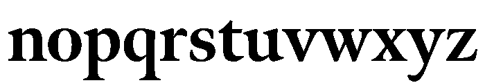 Meno Display Extra Bold Font LOWERCASE