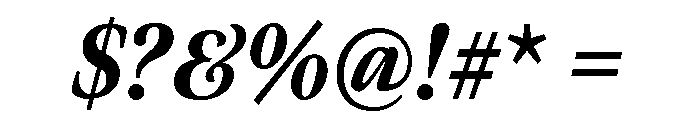 Meno Display Extra Condensed Black Italic Font OTHER CHARS
