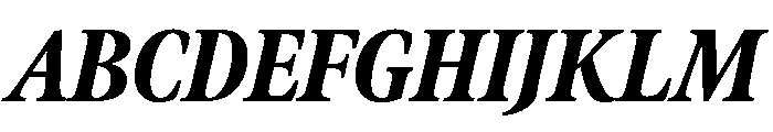 Meno Display Extra Condensed Black Italic Font UPPERCASE