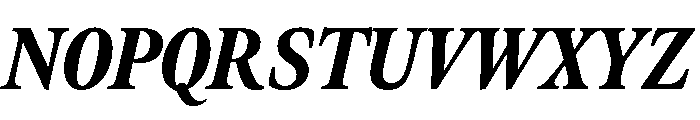 Meno Display Extra Condensed Black Italic Font UPPERCASE