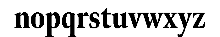Meno Display Extra Condensed Black Font LOWERCASE
