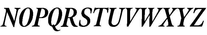 Meno Display Extra Condensed Bold Italic Font UPPERCASE