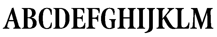 Meno Display Extra Condensed Bold Font UPPERCASE