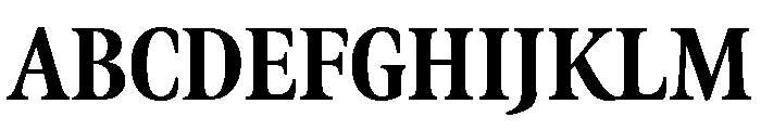 Meno Display Extra Condensed Extra Bold Font UPPERCASE