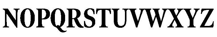 Meno Display Extra Condensed Extra Bold Font UPPERCASE