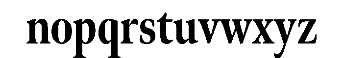 Meno Display Extra Condensed Extra Bold Font LOWERCASE