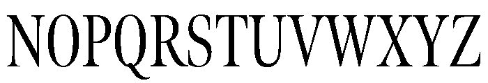 Meno Display Extra Condensed Light Font UPPERCASE