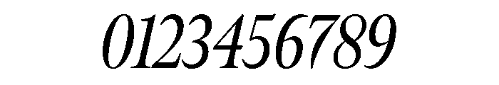 Meno Display Extra Condensed Regular Italic Font OTHER CHARS