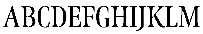 Meno Display Extra Condensed Regular Font UPPERCASE