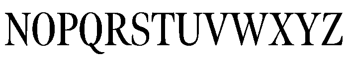 Meno Display Extra Condensed Regular Font UPPERCASE