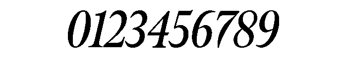 Meno Display Extra Condensed Semi Bold Italic Font OTHER CHARS