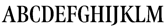 Meno Display Extra Condensed Semi Bold Font UPPERCASE