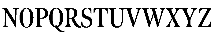 Meno Display Extra Condensed Semi Bold Font UPPERCASE