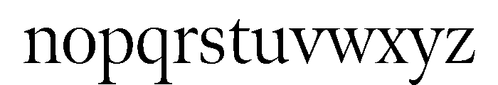 Meno Display Light Font LOWERCASE