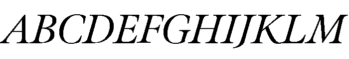 Meno Display Regular Italic Font UPPERCASE