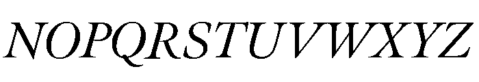 Meno Display Regular Italic Font UPPERCASE