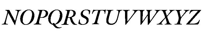Meno Display Semi Bold Italic Font UPPERCASE