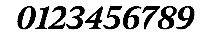 Meno Text Bold Italic Font OTHER CHARS