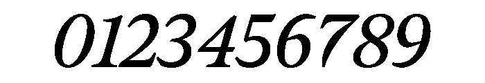 Meno Text Regular Italic Font OTHER CHARS
