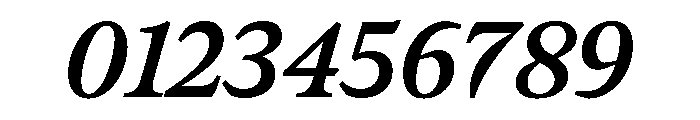 Meno Text Semi Bold Italic Font OTHER CHARS