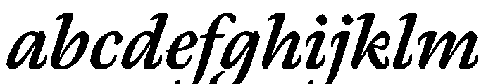 Meno Text Semi Bold Italic FONT