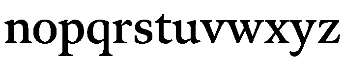 Meno Text Semi Bold Font LOWERCASE