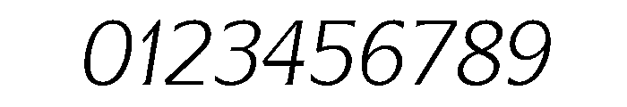 Menomonia Light Italic Font OTHER CHARS
