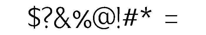 Menomonia Light Font OTHER CHARS