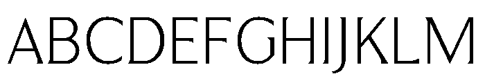 Menomonia Light Font UPPERCASE