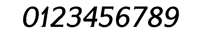 Menomonia Medium Italic Font OTHER CHARS