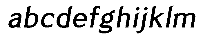 Menomonia Medium Italic FONT
