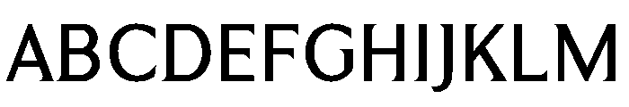 Menomonia Medium Font UPPERCASE