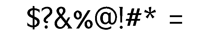 Menomonia Regular Font OTHER CHARS