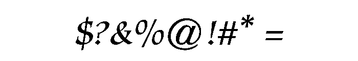 Mercator Regular Font OTHER CHARS