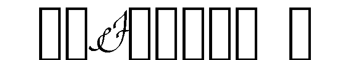 Mercator Swash Font OTHER CHARS