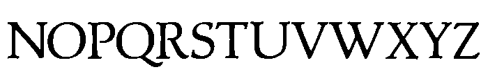 Mercian Regular Font UPPERCASE
