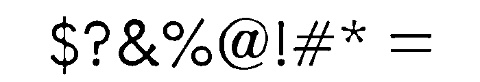 Metallophile Sp8 Light Font OTHER CHARS