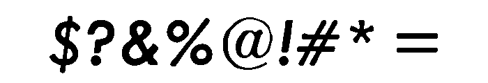 Metallophile Sp8 Medium Italic Font OTHER CHARS