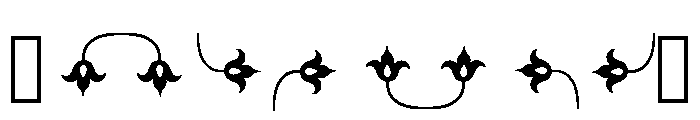 Metropolitan Ornaments Font OTHER CHARS