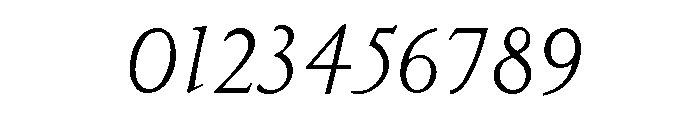 Metropolitan Regular Italic Font OTHER CHARS