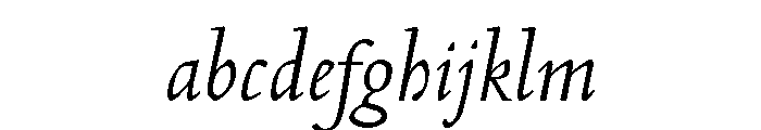Metropolitan Regular Italic FONT
