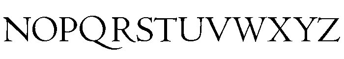 Metropolitan Regular Font UPPERCASE