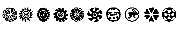 Mexican Relics Regular Font OTHER CHARS