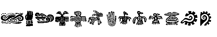 Mexican Relics Regular Font LOWERCASE