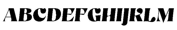 Mezzotint Regular Italic Font UPPERCASE