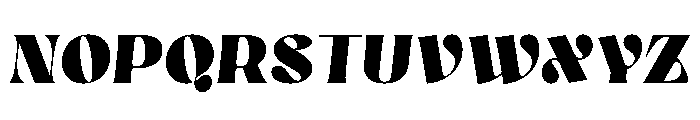 Mezzotint Regular Italic Font UPPERCASE
